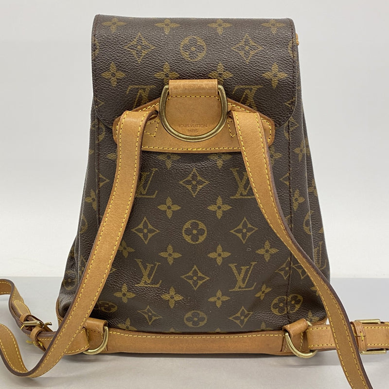 【6fa0348】ルイヴィトン リュック・デイパック モノグラム モンスリMM M51136 ブラウン【中古】レディース