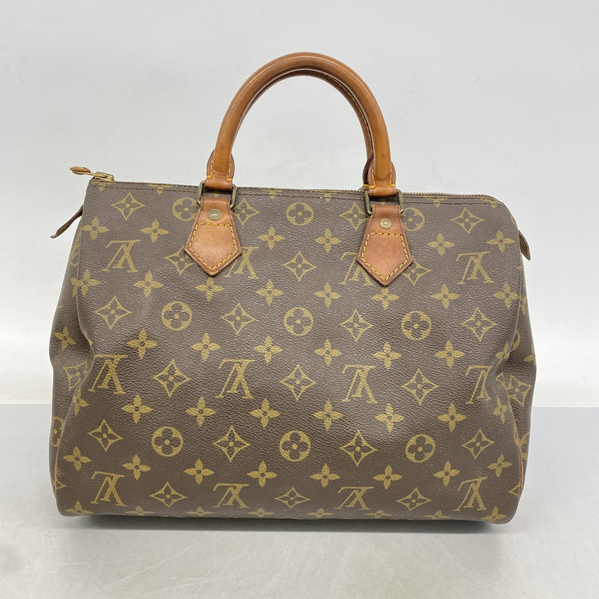 【6fa0352】ルイヴィトン ハンドバッグ モノグラム スピーディ30 M41108 ブラウン【中古】レディース
