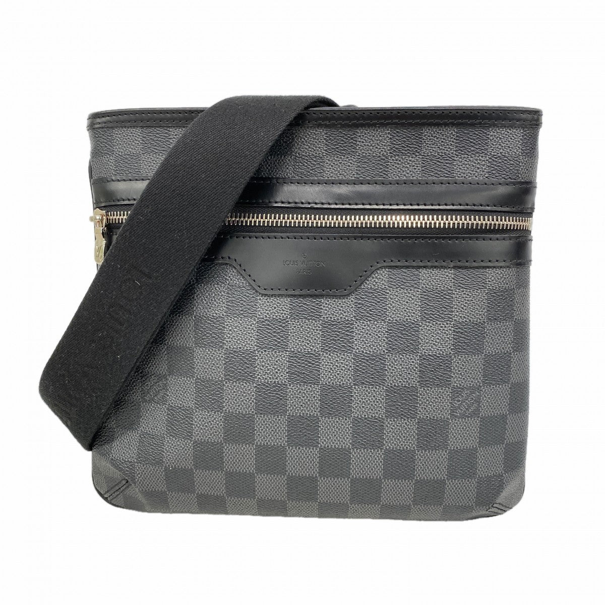 【6fa0354】ルイヴィトン ショルダーバッグ ダミエ・グラフィット トマス N58028 ブラウン【中古】メンズ