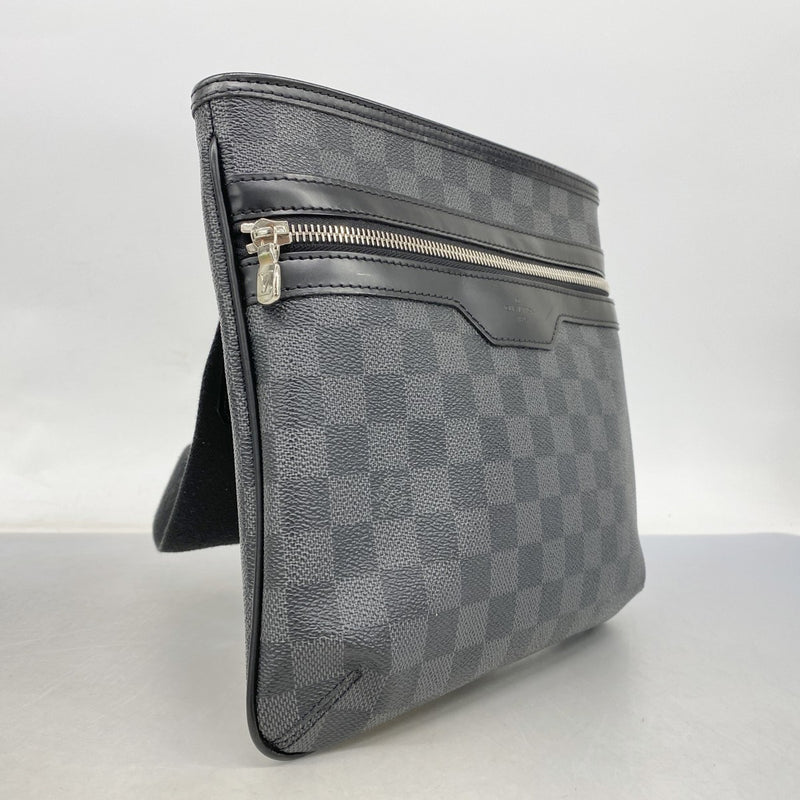 【6fa0354】ルイヴィトン ショルダーバッグ ダミエ・グラフィット トマス N58028 ブラウン【中古】メンズ