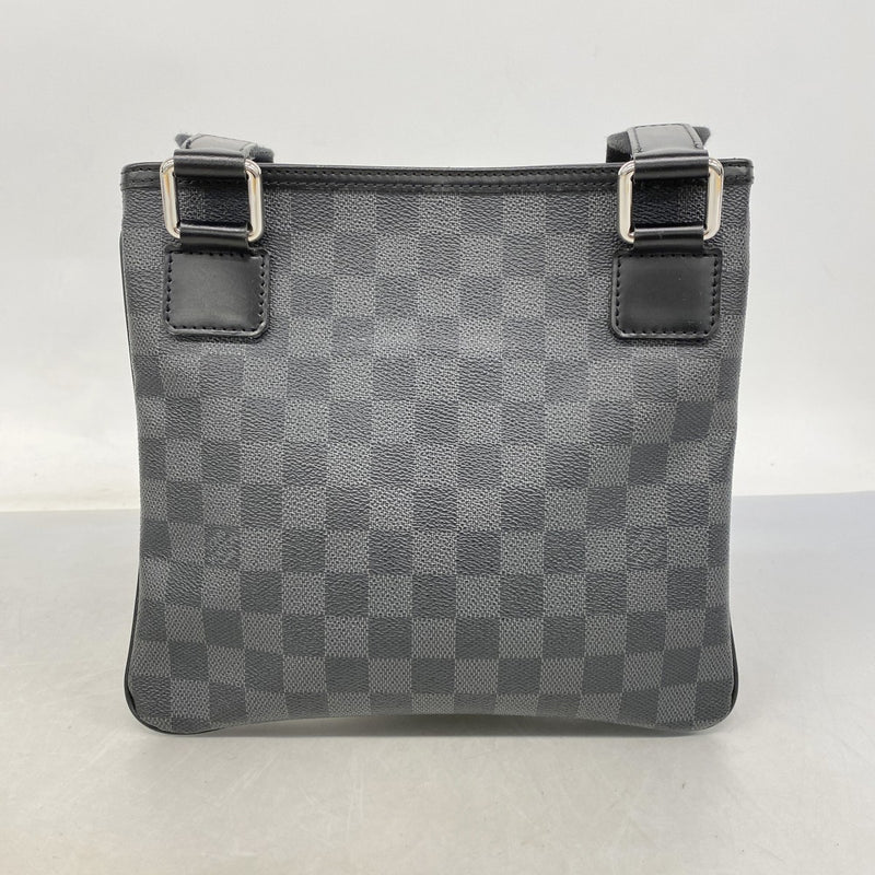 【6fa0354】ルイヴィトン ショルダーバッグ ダミエ・グラフィット トマス N58028 ブラウン【中古】メンズ