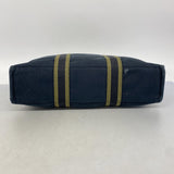 【6fa0357-k】エルメス トートバッグ フールトゥMM キャンバス カーキ ブラック シルバー金具【中古】レディース