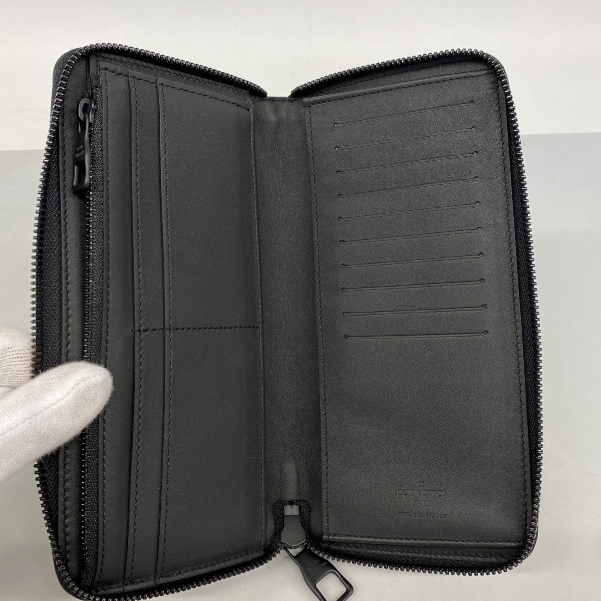 【6fa0360-k】ルイヴィトン 長財布 モノグラムスポットライト ジッピーウォレットヴェルティカル M82368 ブラック マルチカラー【中古】レディース