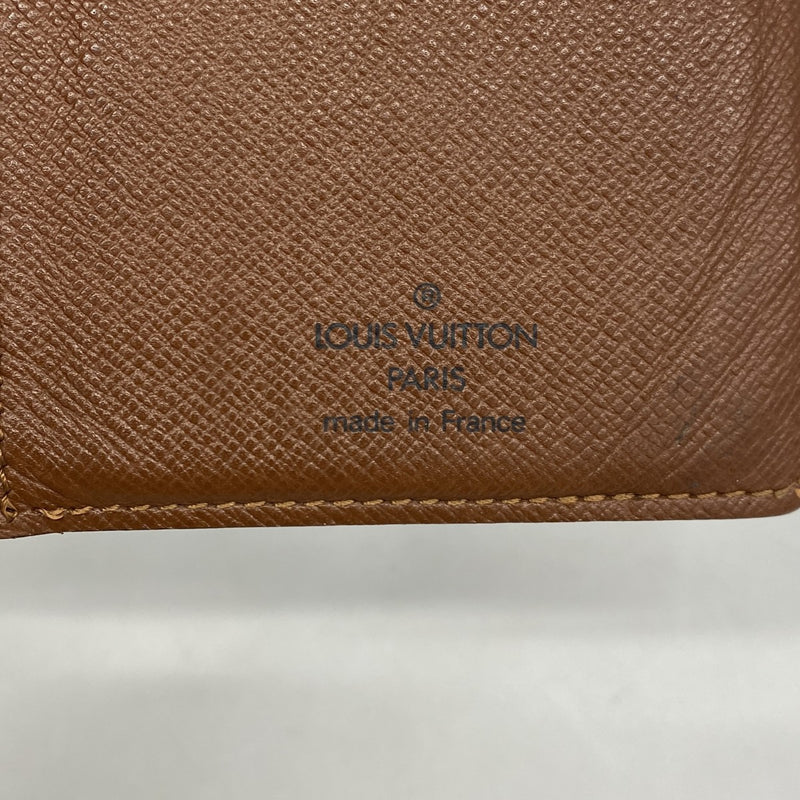 【6fa0363-k】ルイヴィトン 札入れ モノグラム ポルトカルトクレディ円 M60825 ブラウン【中古】メンズ