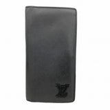 【6fa0373-k】ルイヴィトン 長財布 アエログラム ポルトフォイユブラザ NM M69980 ブラック【中古】メンズ