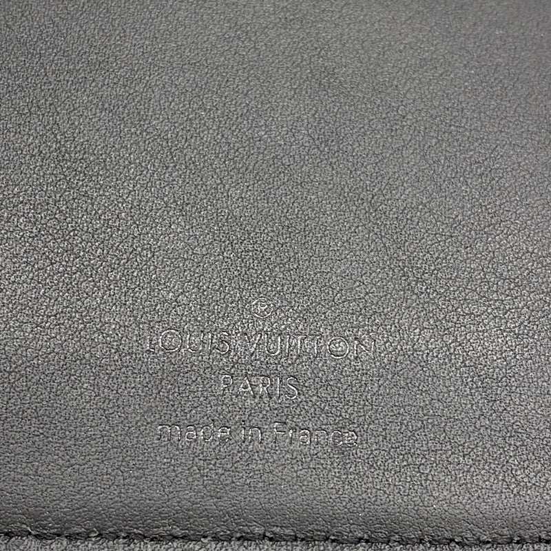 【6fa0373-k】ルイヴィトン 長財布 アエログラム ポルトフォイユブラザ NM M69980 ブラック【中古】メンズ