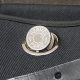 【6fa0377】エルメス ハンドバッグ エールバッグジップPM トワルオフィシエ ブラック シルバー金具 A刻印 2wayバッグ【中古】レディース