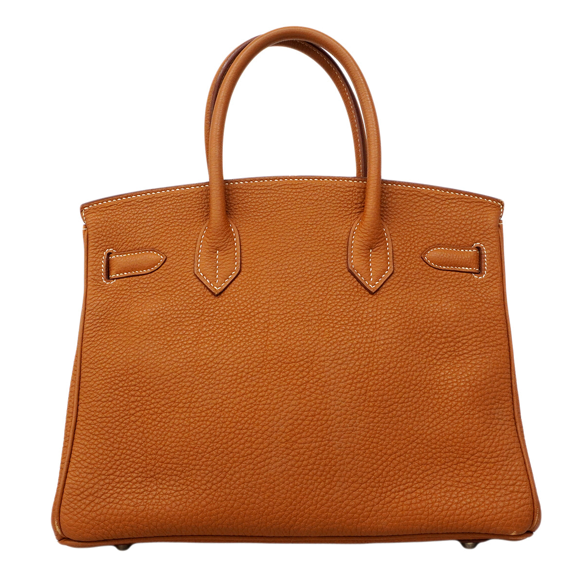 【6fa0378】エルメス ハンドバッグ バーキン30 トゴ ゴールド シルバー金具 □H刻印【中古】レディース