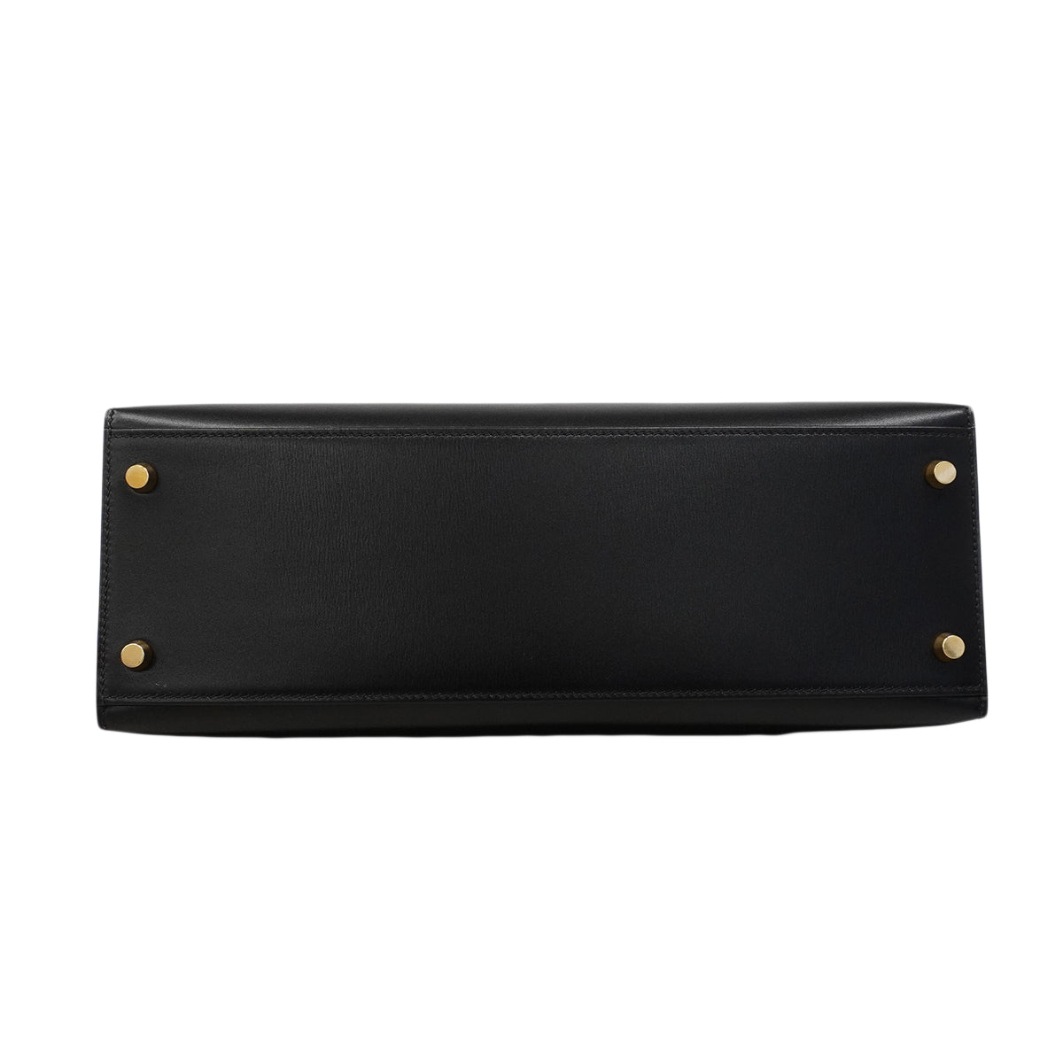 【6fa0379】エルメス ハンドバッグ ケリー32 ボックスカーフ ブラック ゴールド金具 □F刻印 2wayバッグ【中古】レディース