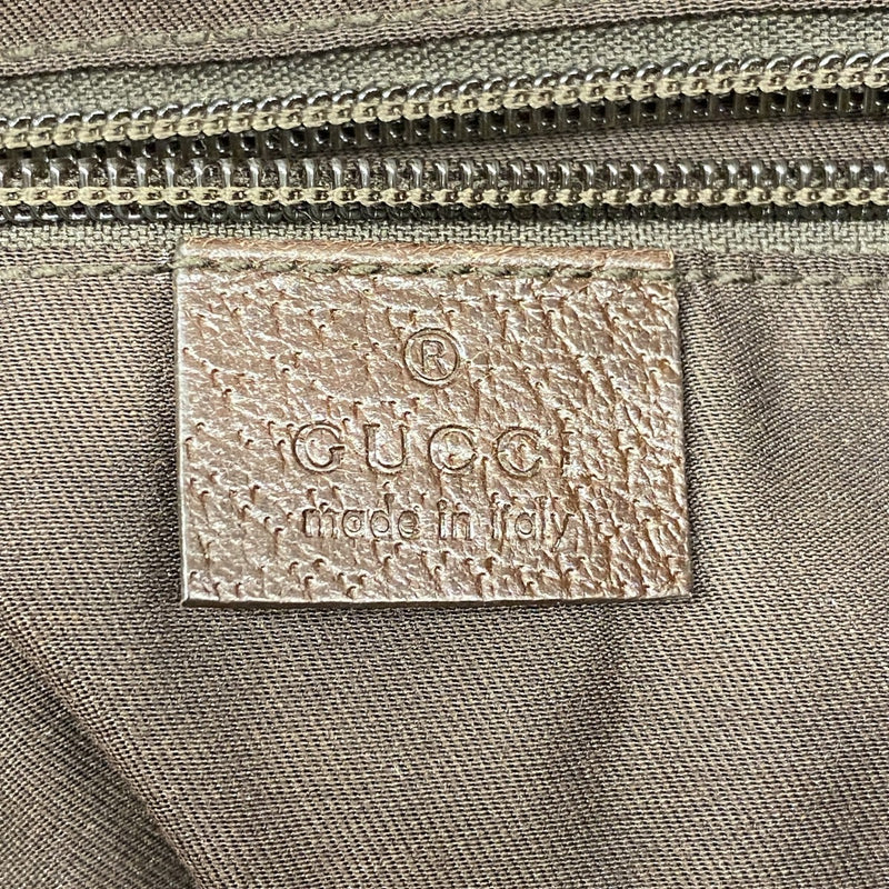 【6fa0381-k】グッチ ショルダーバッグ GGキャンバス 169937 キャンバス ベージュ シルバー金具【中古】レディース