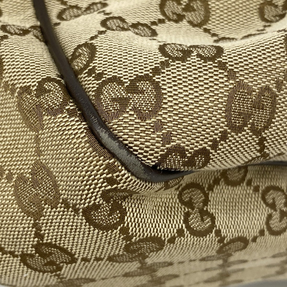 【6fa0382-k】グッチ トートバッグ GGキャンバス スーキー 296835 キャンバス ベージュ シャンパンゴールド金具【中古】レディース