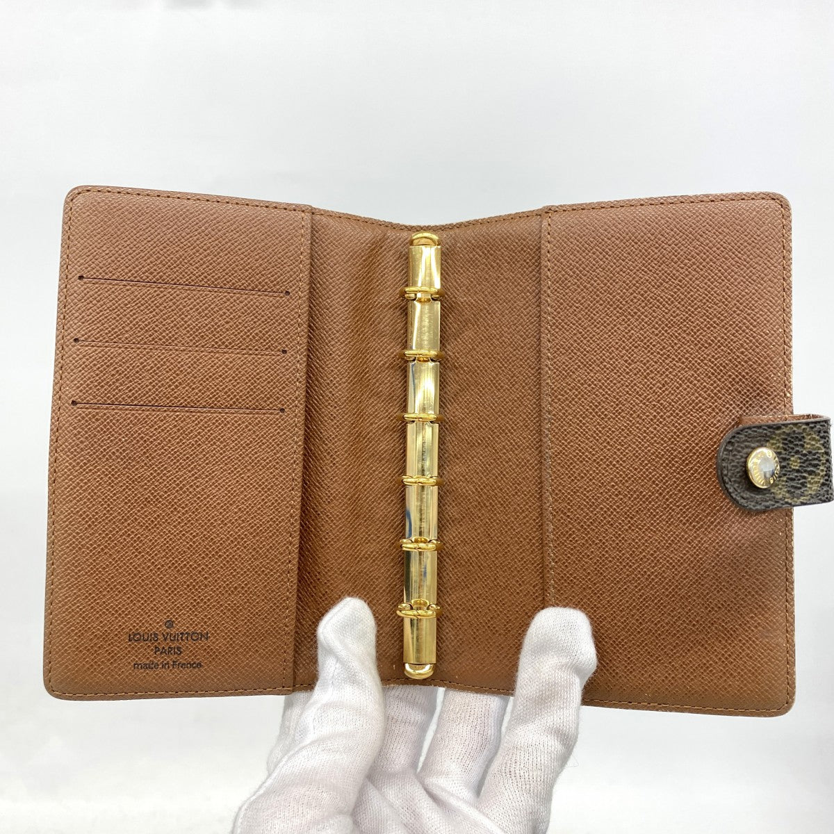 【6fa0396-h】ルイヴィトン 手帳カバー モノグラム アジェンダPM R20005 ブラウン【中古】メンズ レディース ユニセックス