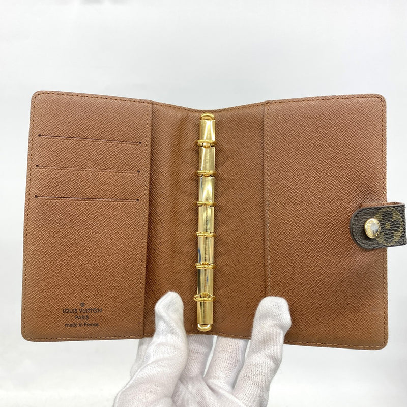 【6fa0396-h】ルイヴィトン 手帳カバー モノグラム アジェンダPM R20005 ブラウン【中古】メンズ レディース ユニセックス