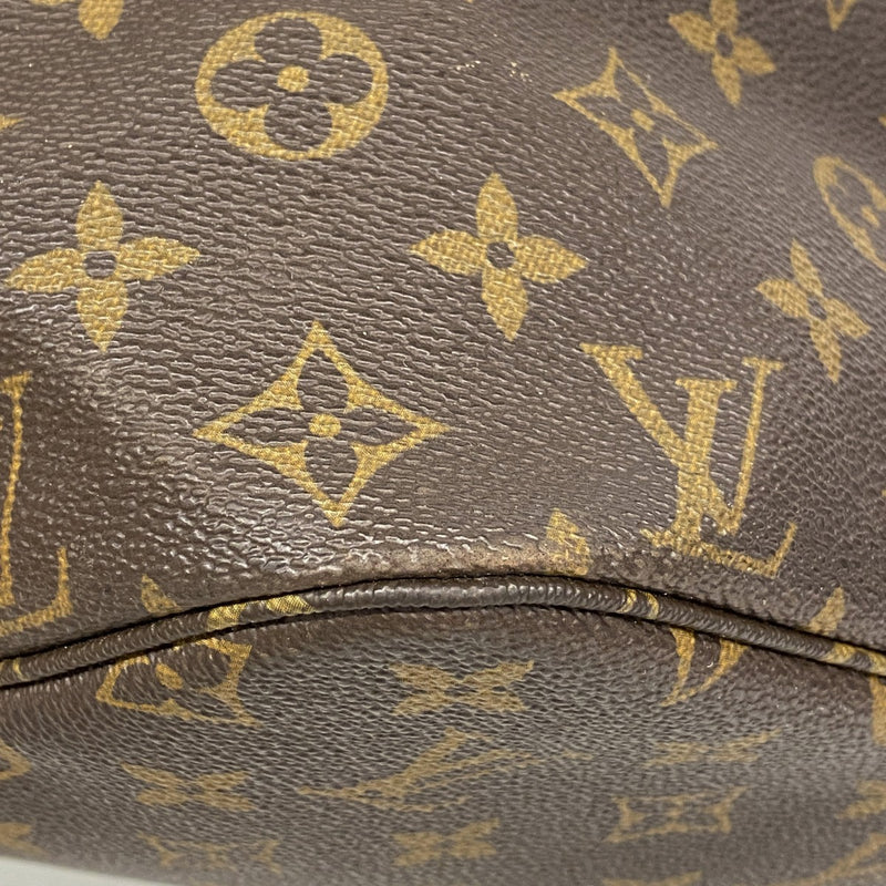 【6fa0402】ルイヴィトン トートバッグ モノグラム ネヴァーフルMM M40156 ブラウン【中古】レディース