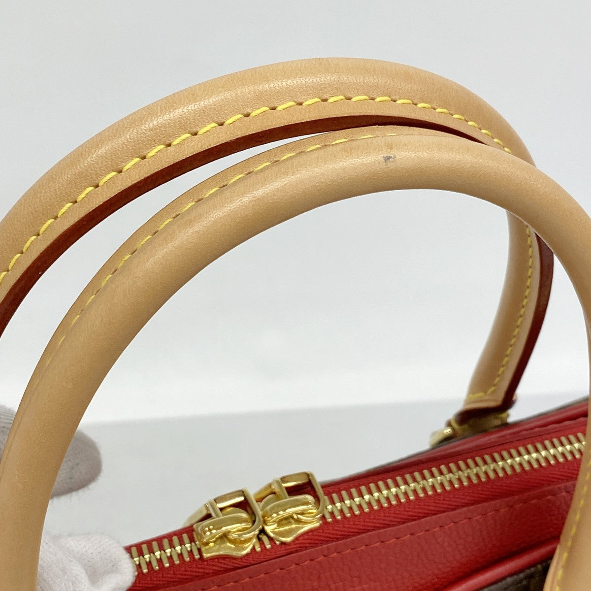 【6fa0403】ルイヴィトン ハンドバッグ モノグラム パラス M41175 ブラウン スリーズ 2wayバッグ【中古】レディース