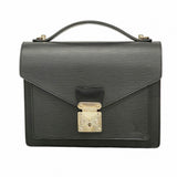 【6fa0405】ルイヴィトン ハンドバッグ エピ モンソー M52792 ノワール【中古】レディース