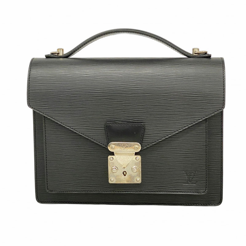 【6fa0405】ルイヴィトン ハンドバッグ エピ モンソー M52792 ノワール【中古】レディース