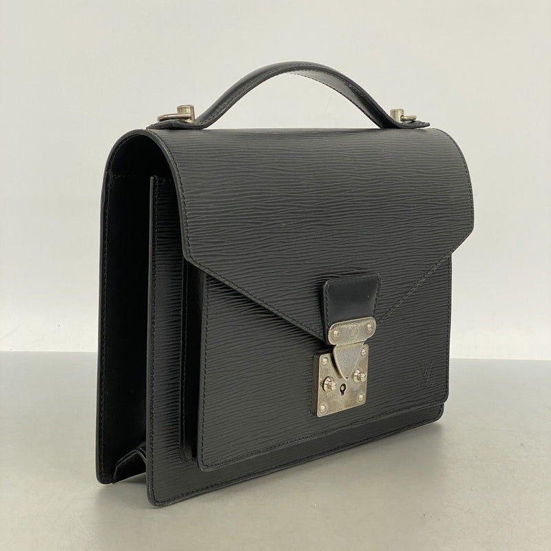 【6fa0405】ルイヴィトン ハンドバッグ エピ モンソー M52792 ノワール【中古】レディース