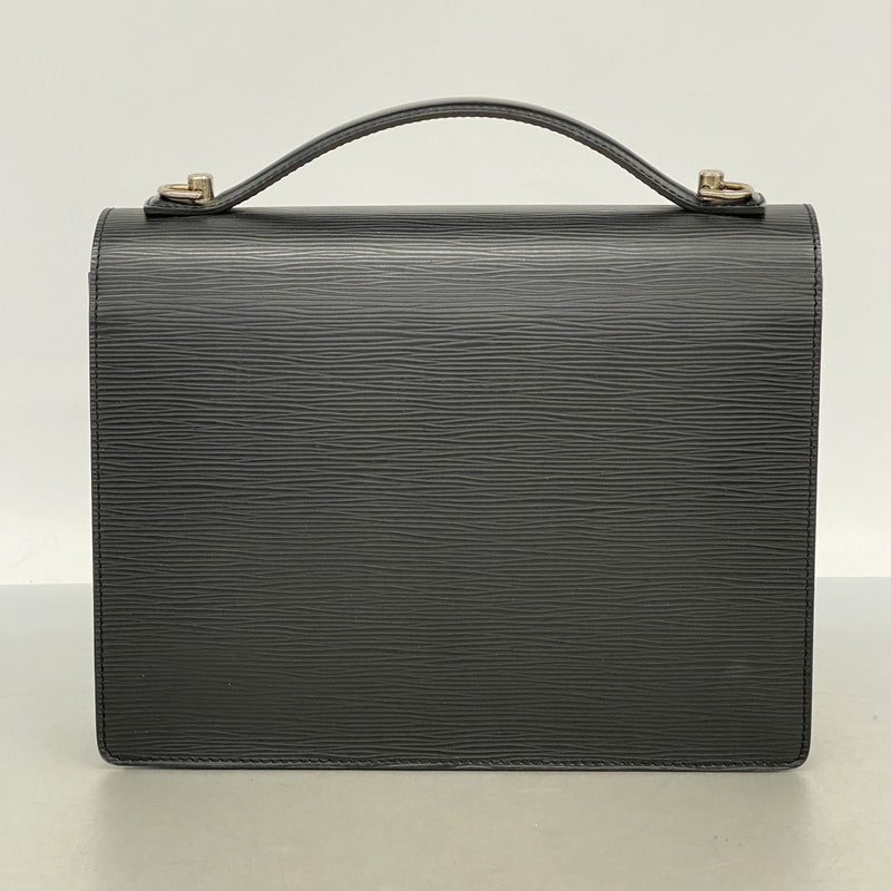 【6fa0405】ルイヴィトン ハンドバッグ エピ モンソー M52792 ノワール【中古】レディース