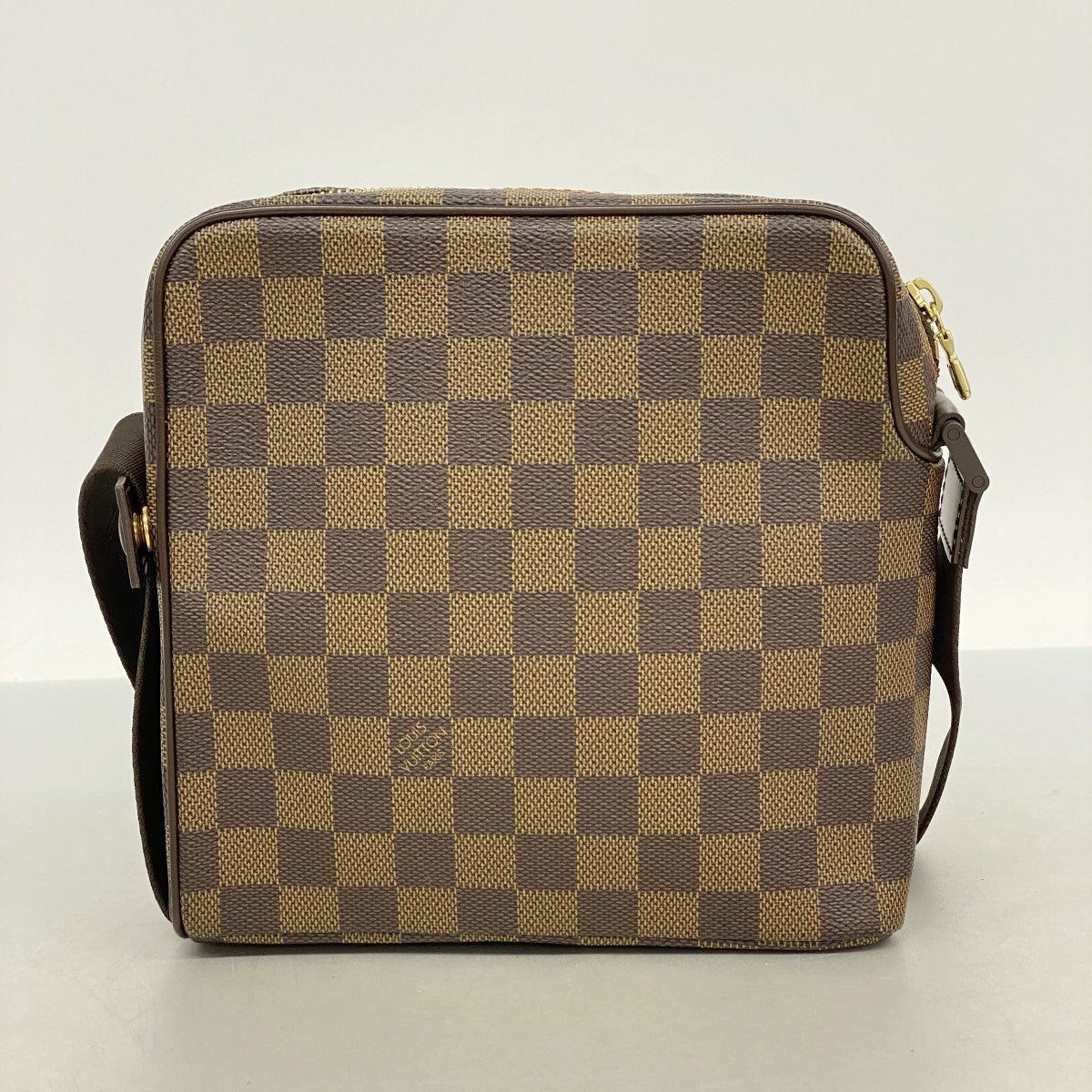 【6fa0407】ルイヴィトン ショルダーバッグ ダミエ オラフPM N41442 エベヌ【中古】レディース
