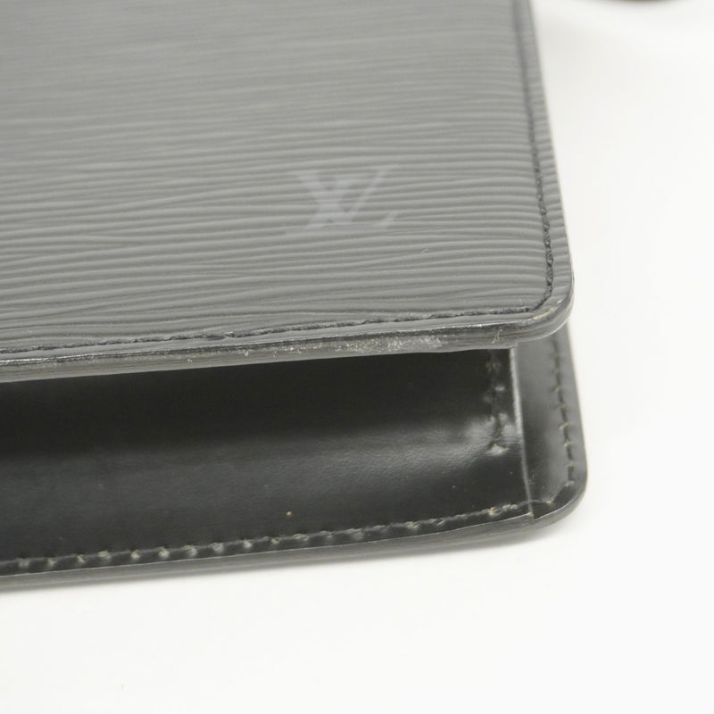 【6fa0423-k】ルイヴィトン クラッチバッグ エピ ポシェット オム M52522 ノワール 【中古】レディース