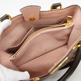 【6fa0425-k】ルイヴィトン ハンドバッグ ダミエ ブリタニー N41674 エベヌ/マグノリア 2wayバッグ【中古】レディース