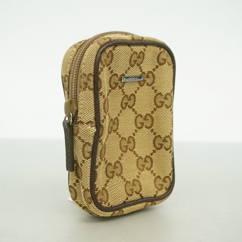 【6fa0431-k】グッチ シガレットケース GGキャンバス 115249 キャンバス ブラウン【中古】メンズ レディース ユニセックス