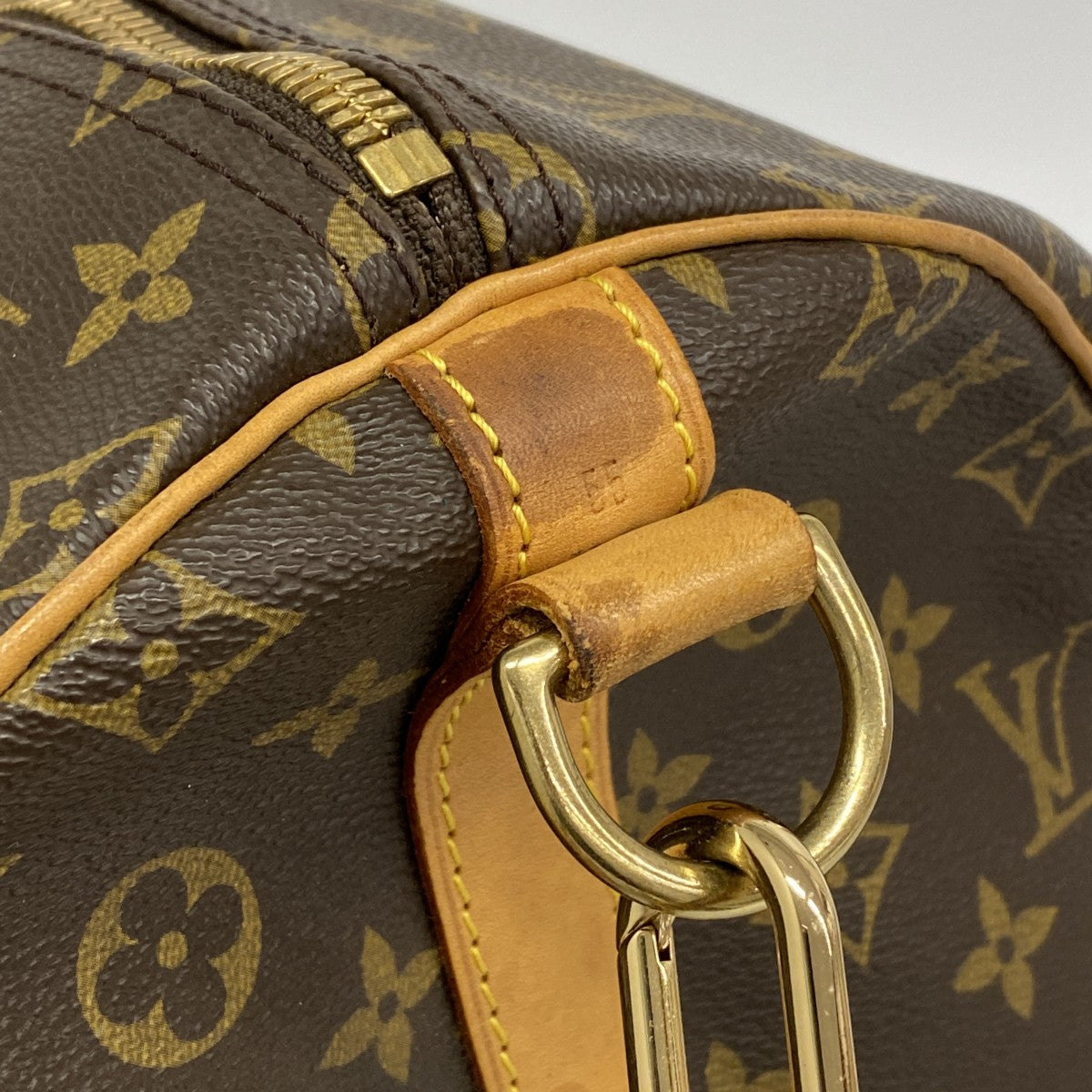 【6fa0436】ルイヴィトン ボストンバッグ モノグラム キーポルバンドリエール55 M41414 ブラウン【中古】メンズ レディース ユニセックス