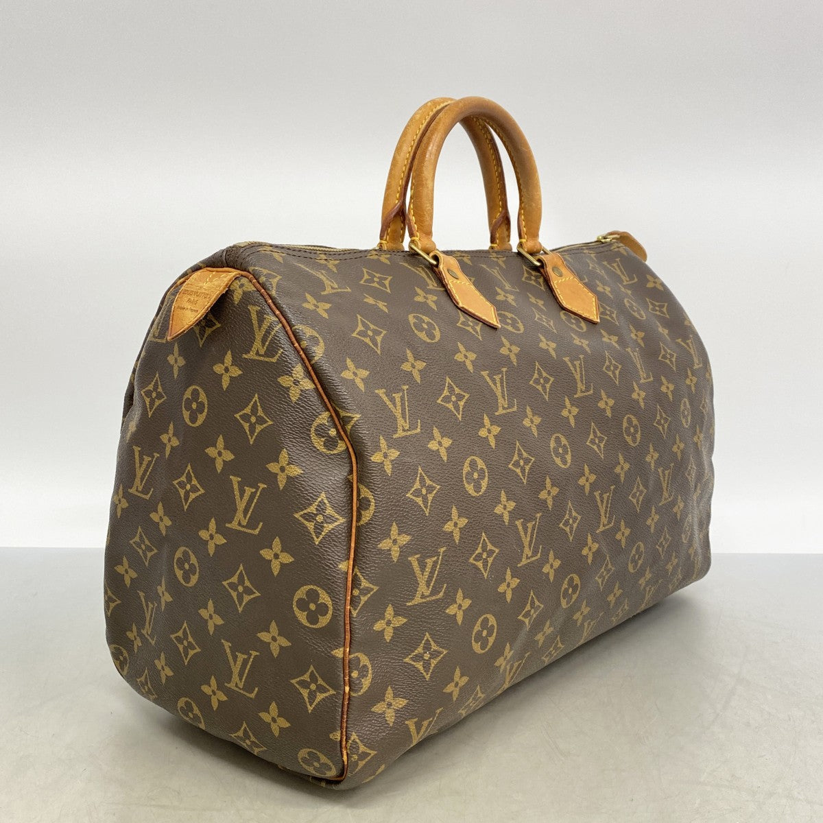 【6fa0438】ルイヴィトン ハンドバッグ モノグラム スピーディ40 M41106 ブラウン【中古】レディース