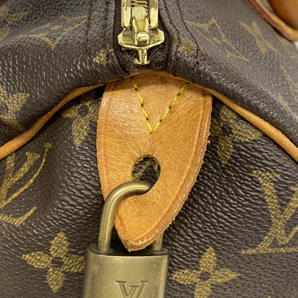【6fa0439】ルイヴィトン ハンドバッグ モノグラム スピーディ30 M41108 ブラウン【中古】レディース