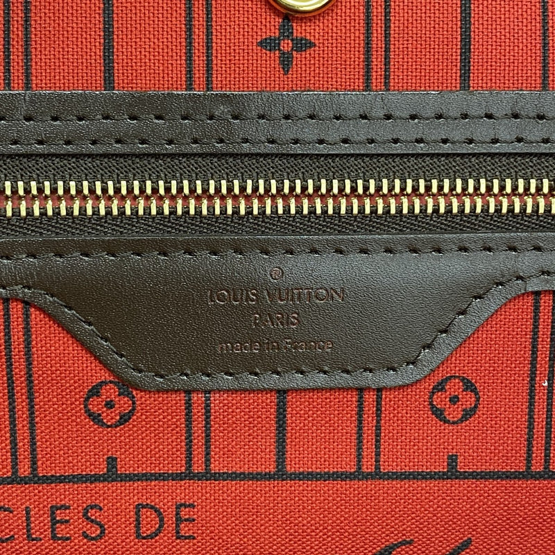【6fa0440】ルイヴィトン トートバッグ ダミエ ネヴァーフルMM N51105 エベヌ【中古】レディース