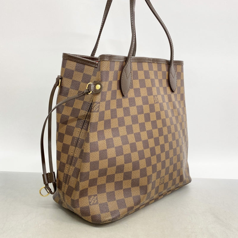 【6fa0440】ルイヴィトン トートバッグ ダミエ ネヴァーフルMM N51105 エベヌ【中古】レディース