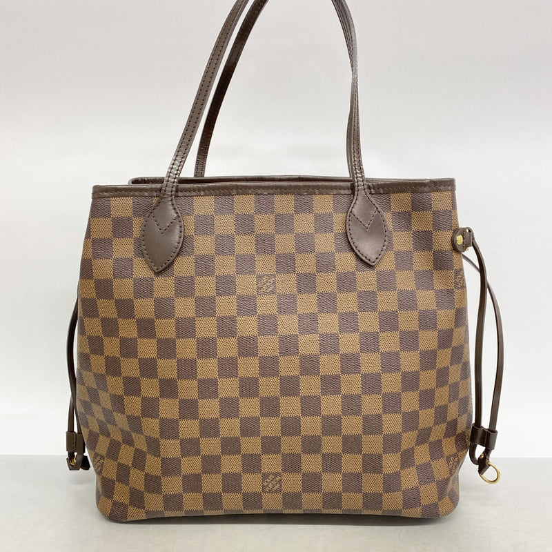 【6fa0440】ルイヴィトン トートバッグ ダミエ ネヴァーフルMM N51105 エベヌ【中古】レディース
