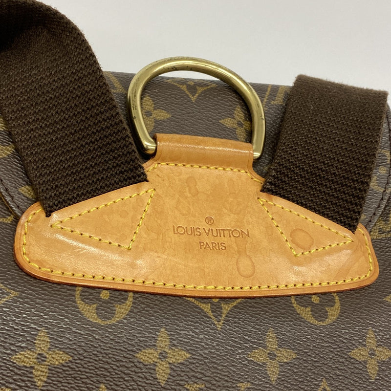 【6fa0441】ルイヴィトン リュック・デイパック モノグラム モンスリGM M51135 ブラウン【中古】レディース
