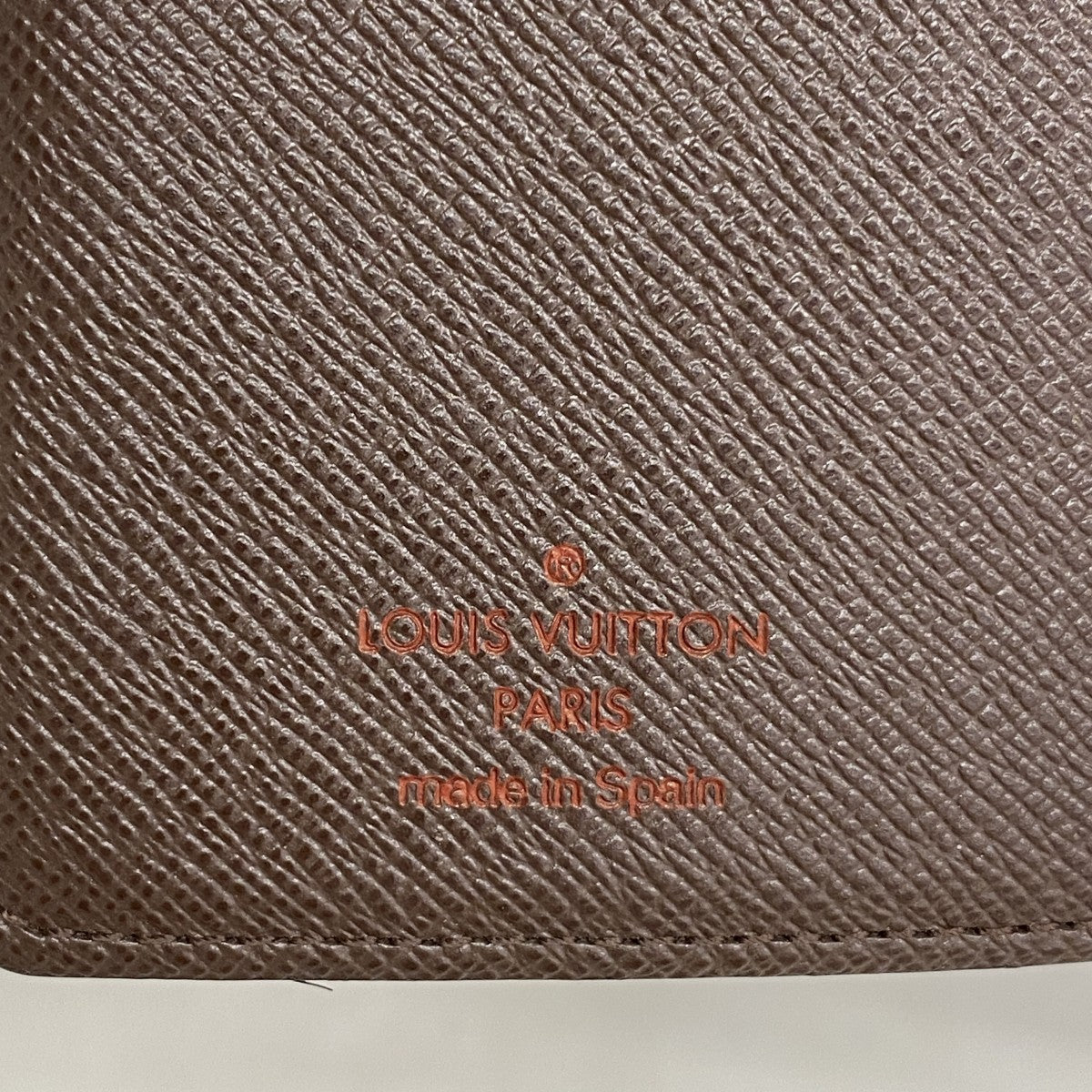 【6fa0442】ルイヴィトン 手帳カバー ダミエ アジェンダPM R20700 エベヌ【中古】メンズ レディース ユニセックス