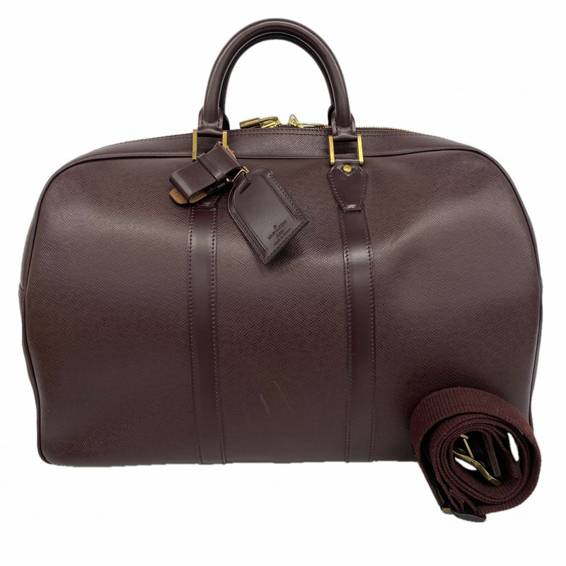 【6fa0443-k】ルイヴィトン ボストンバッグ タイガ ケンダルPM M30126 アカジュー 2wayバッグ【中古】メンズ