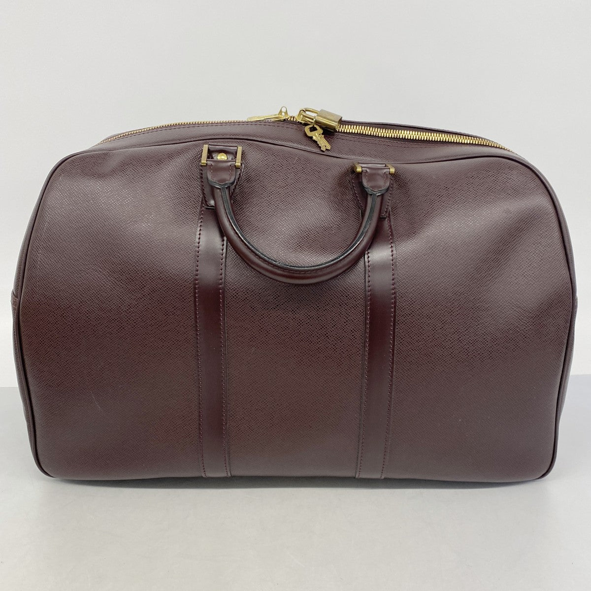 【6fa0443-k】ルイヴィトン ボストンバッグ タイガ ケンダルPM M30126 アカジュー 2wayバッグ【中古】メンズ