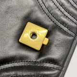 【6fa0451-k】グッチ ハンドバッグ GGマーモント 498110 レザー ブラック ゴールド金具 2wayバッグ【中古】レディース