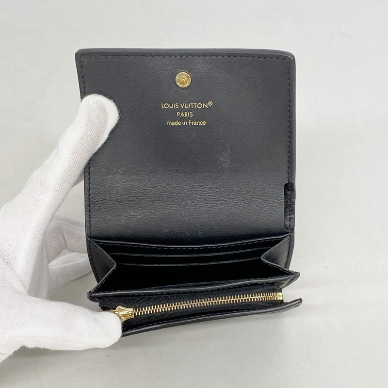 【6fa0464】ルイヴィトン 財布 ポルトフォイユカプシーヌ タイニー M12149 ノワール【中古】レディース