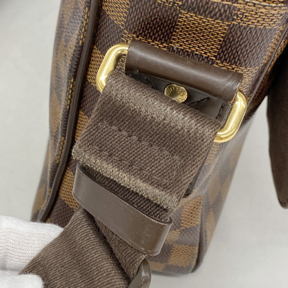 【6fa0467】ルイヴィトン ショルダーバッグ ダミエ シェルトンMM N41149 エベヌ【中古】メンズ