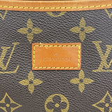 【6fa0469】ルイヴィトン ショルダーバッグ モノグラム ソミュール35 M42254 ブラウン【中古】レディース