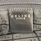【6fa0471】セリーヌ ショルダーバッグ マカダム エナメル シルバー ブラック シルバー金具【中古】レディース