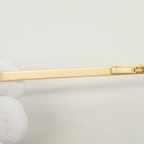 【6fa0472】シャネル サングラス 4092-B プラスチック シャンパンゴールド ゴールド金具【中古】レディース