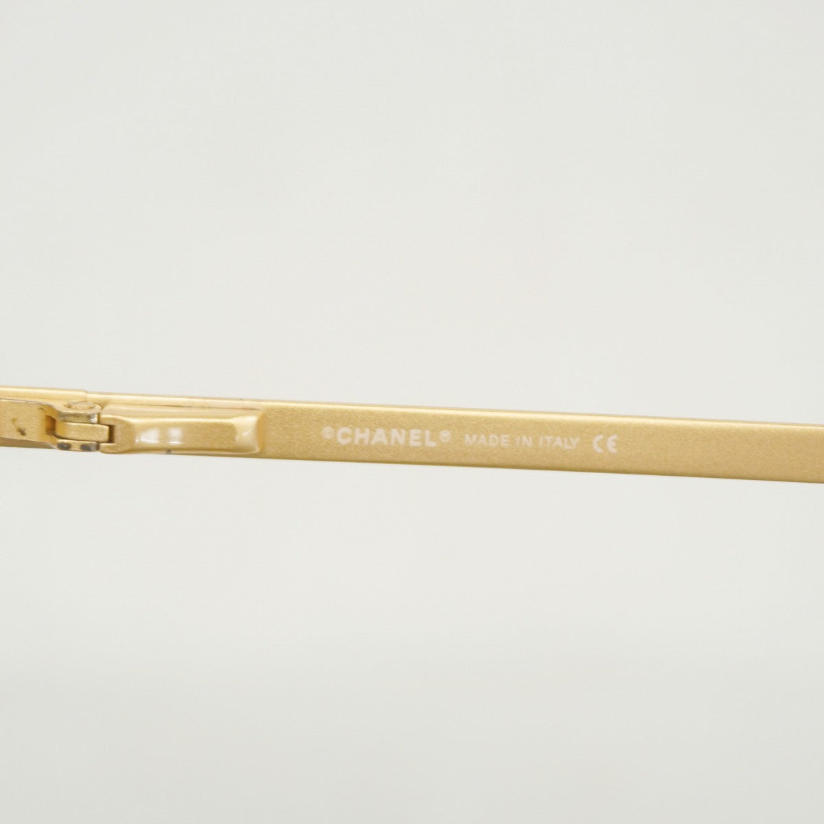 【6fa0472】シャネル サングラス 4092-B プラスチック シャンパンゴールド ゴールド金具【中古】レディース