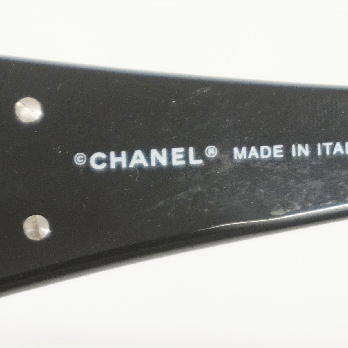 【6fa0473】シャネル サングラス 5083-H プラスチック ブラック シルバー金具【中古】レディース