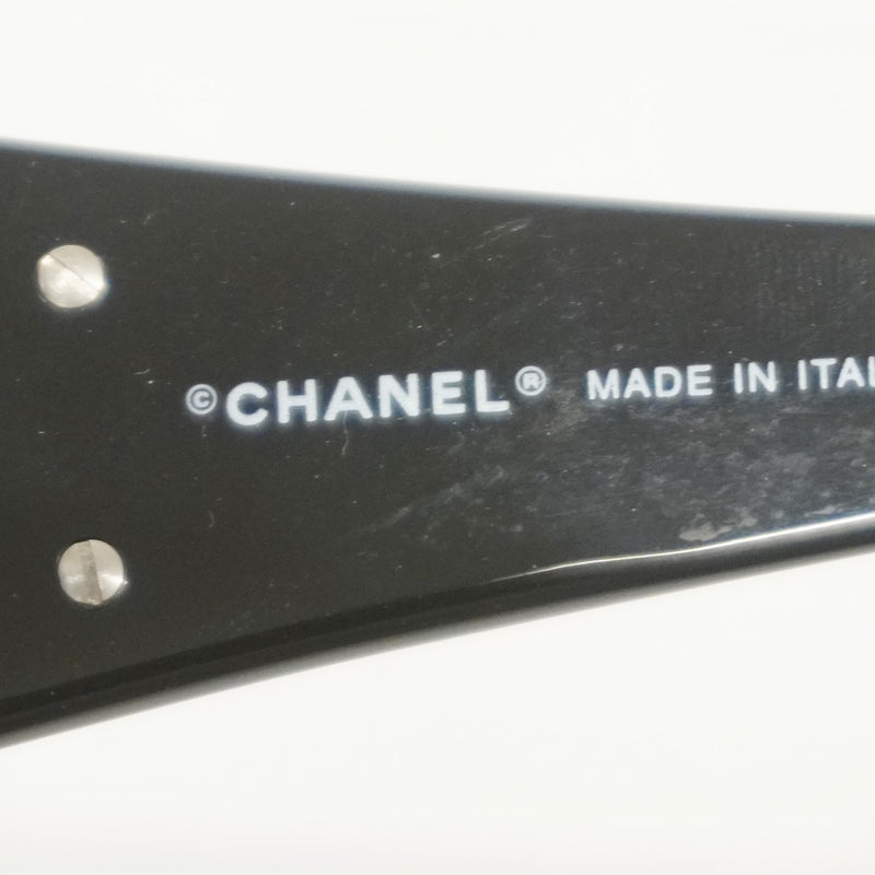 【6fa0473】シャネル サングラス 5083-H プラスチック ブラック シルバー金具【中古】レディース