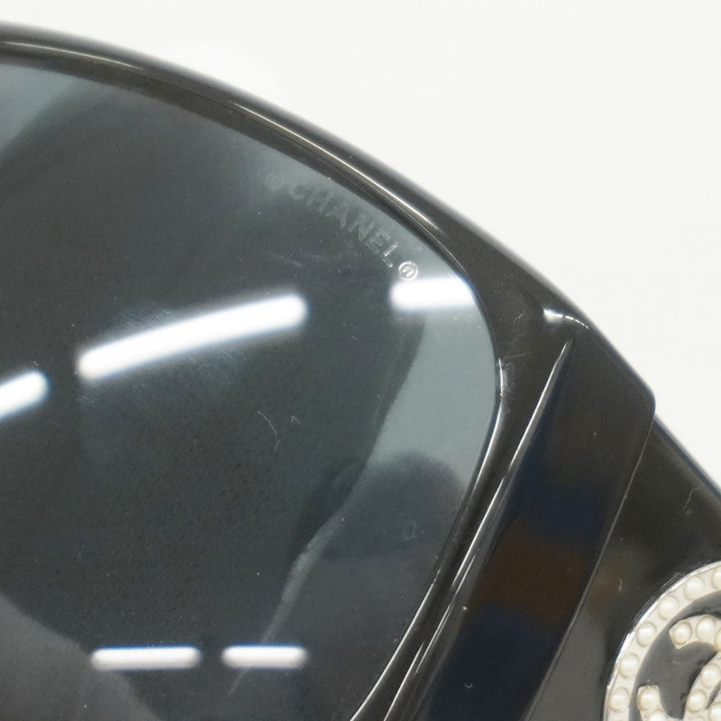 【6fa0473】シャネル サングラス 5083-H プラスチック ブラック シルバー金具【中古】レディース