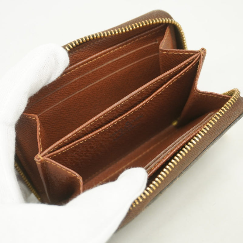 【6fa0482】ルイヴィトン コインケース モノグラム ジッピーコインパース M60067 ブラウン【中古】メンズ レディース ユニセックス
