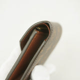 【6fa0484】ルイヴィトン 三つ折り財布 モノグラム ポルトフォイユ ヴィクトリーヌ M62472 ブラウン【中古】レディース