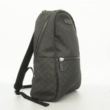 【6fa0489】グッチ リュック・デイパック GGナイロン 449181 ナイロン ブラック シルバー金具【中古】メンズ レディース ユニセックス